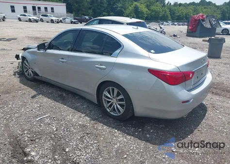 2014 Infiniti Q50 из США, поврежденный, VIN JN1BV7AP1EM672635